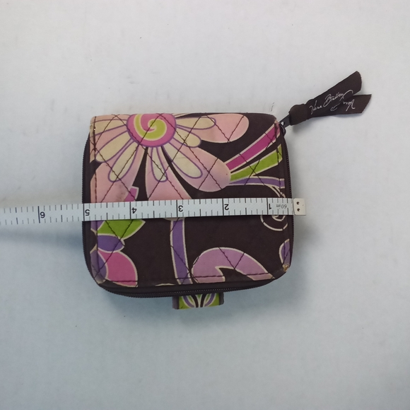 Vera Bradley Purple Punch Mini ZipWallet - Picture 3 of 3